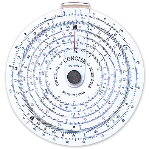 Circular Slide Rule No. 270N