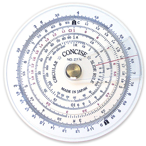 Circular Slide Rule No. 27N