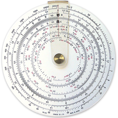 Circular Slide Rule No. 300