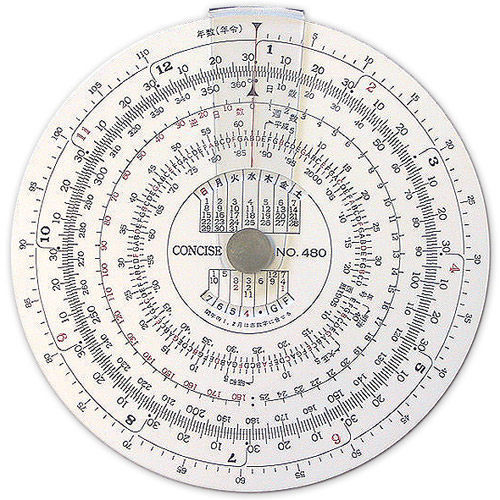 Circular Slide Rule No. 480 Professional